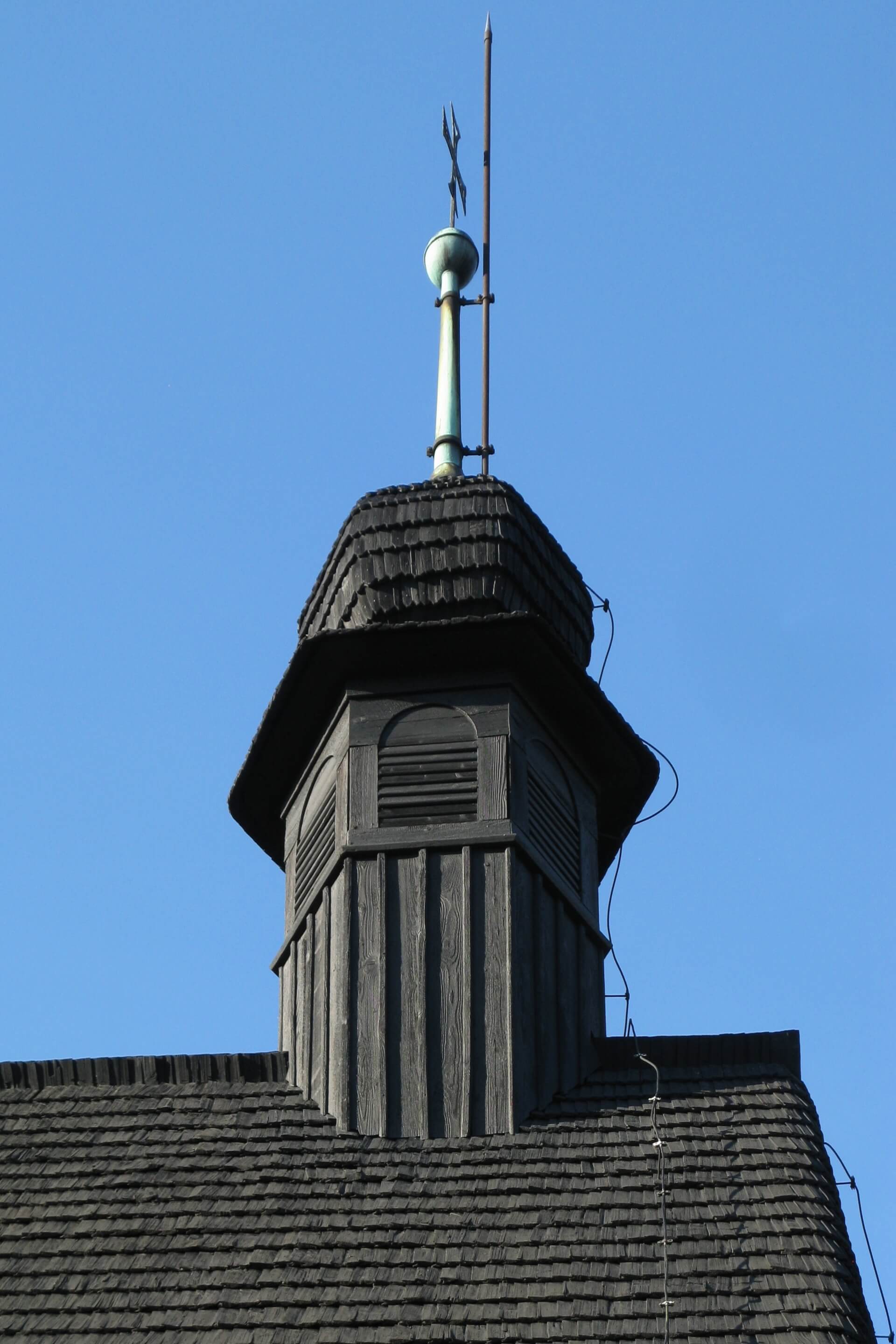 Bierun St Valentine church ridge turret 2018