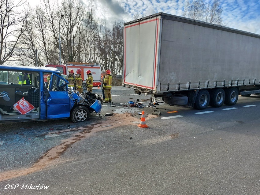 Groźny wypadek na DK 44 w Mikołowie4