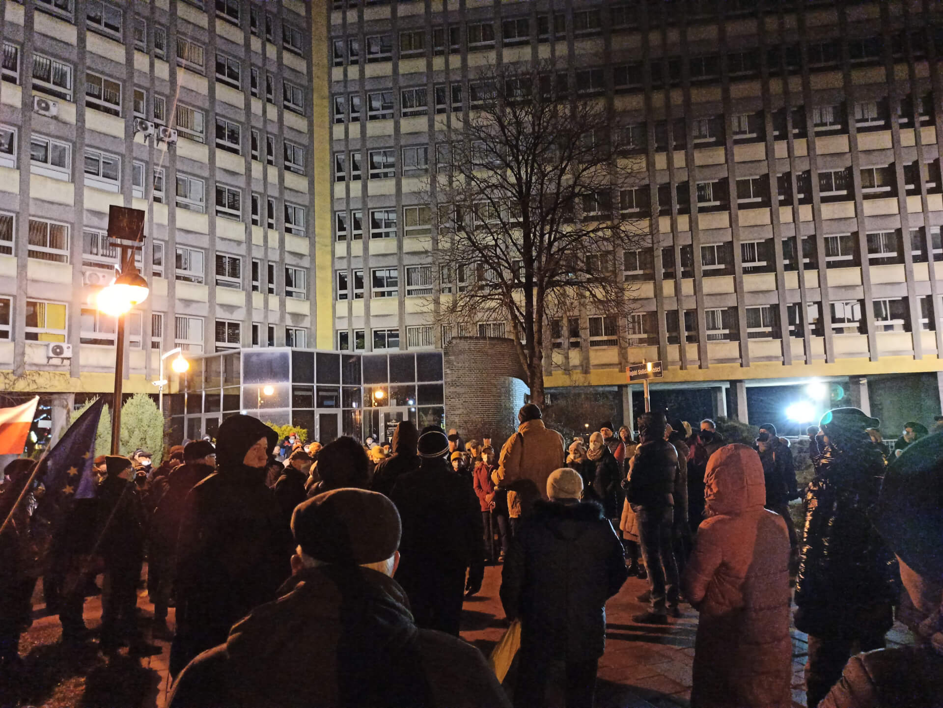 Protest lex TVN Tychy