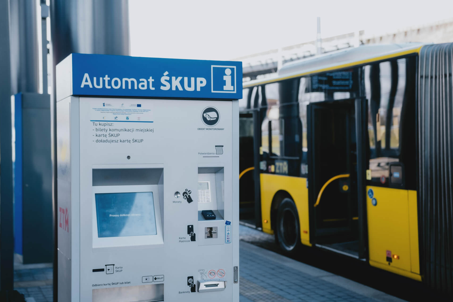 Obecnie pasażerowie ZTM mogą korzystać z ponad 130 automatów biletowych