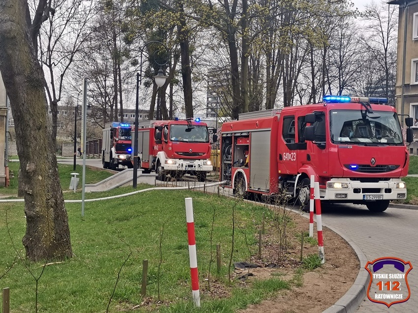 Pożar mieszkania na osiedlu A w Tychach4