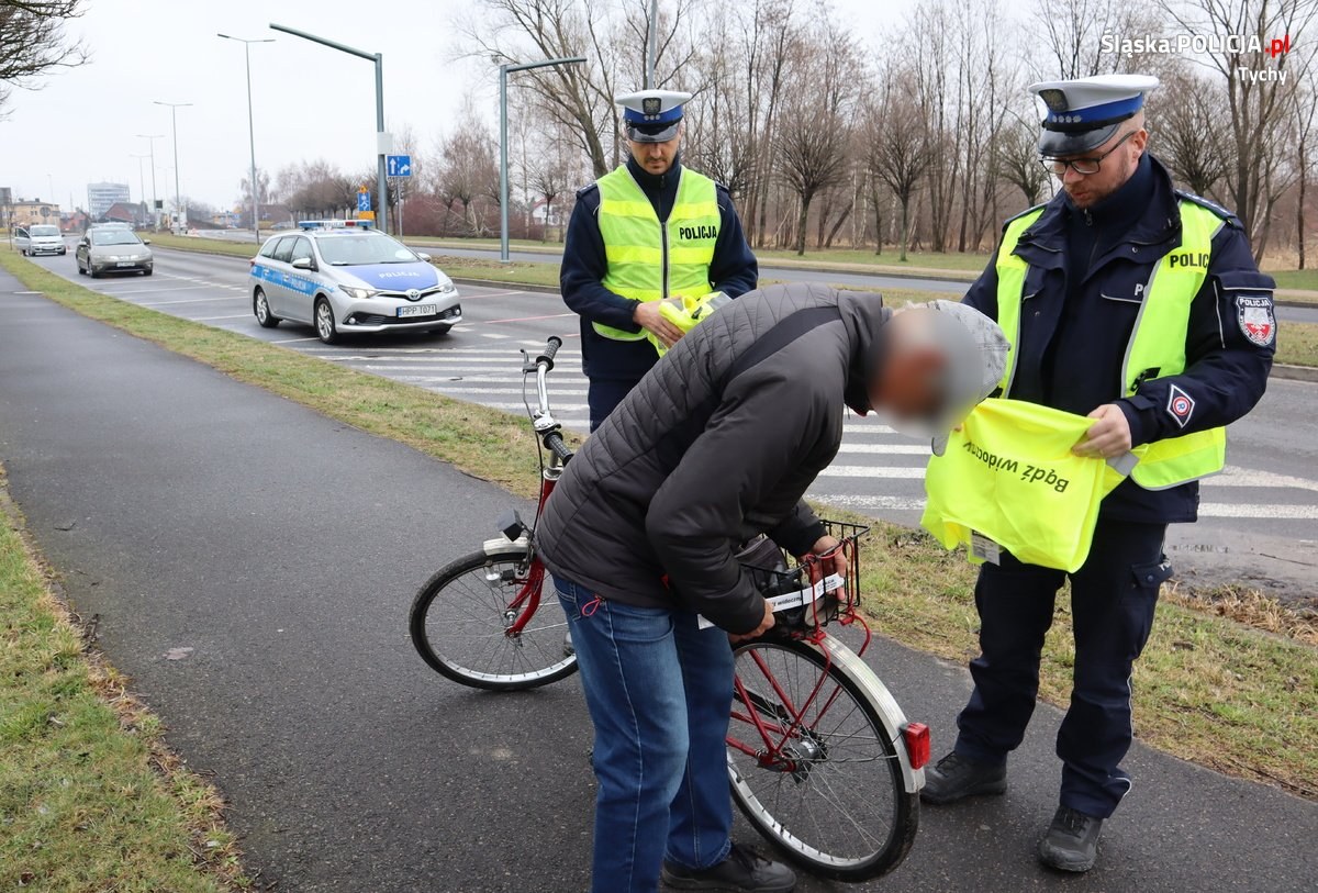 Policja Bezpieczny pieszy Tychy3