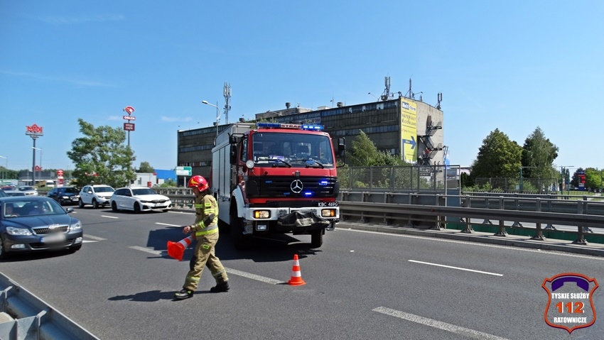 Potrącenie DK 1 Tychy4