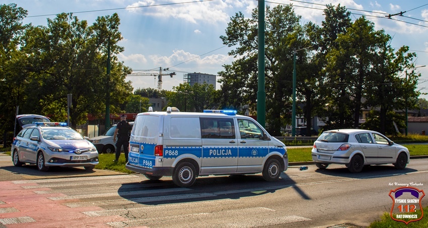 Potrącenie kobiety Tychy