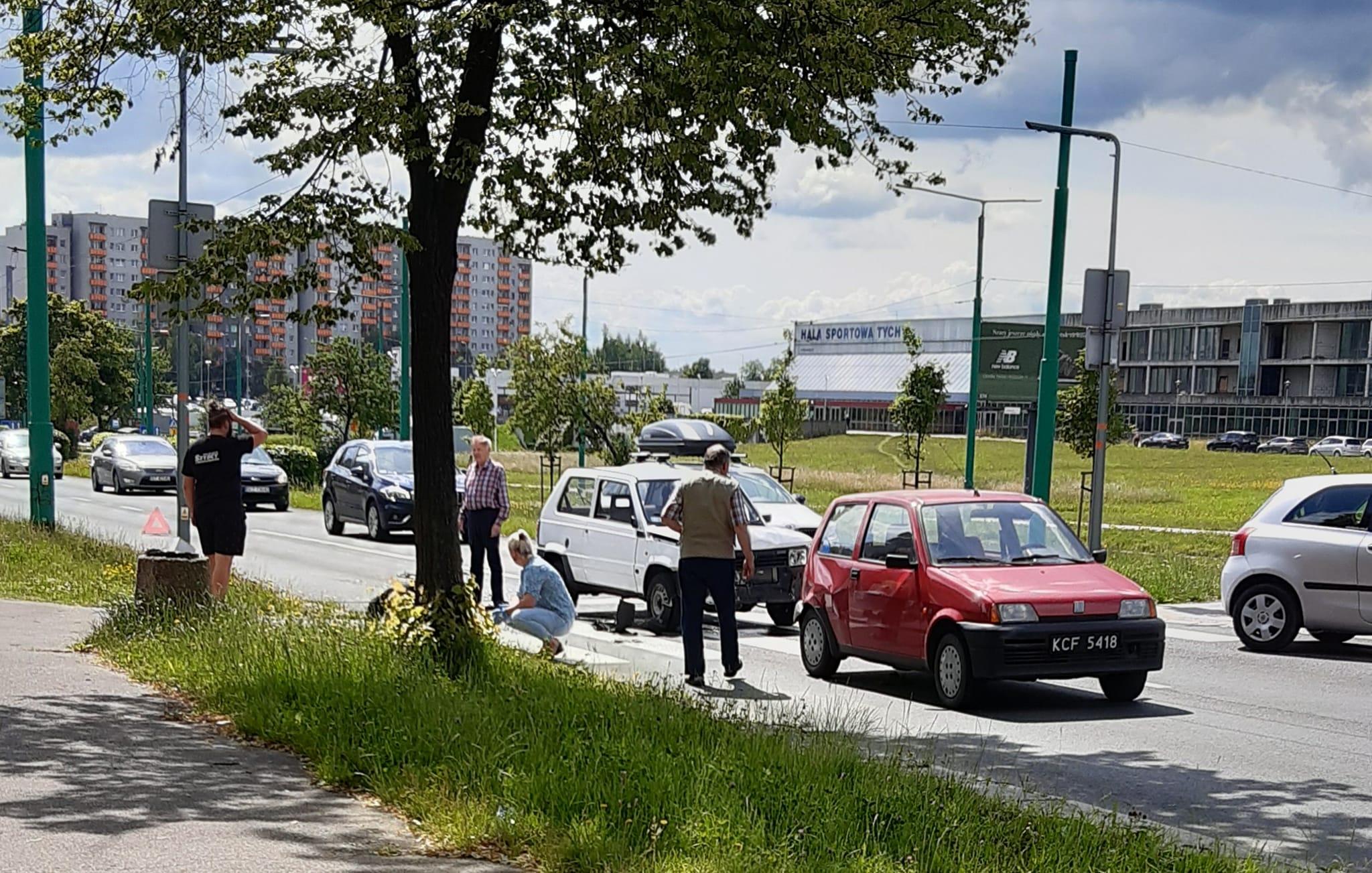 Potrącenie mężczyzny na przejściu dla pieszych w Tychach