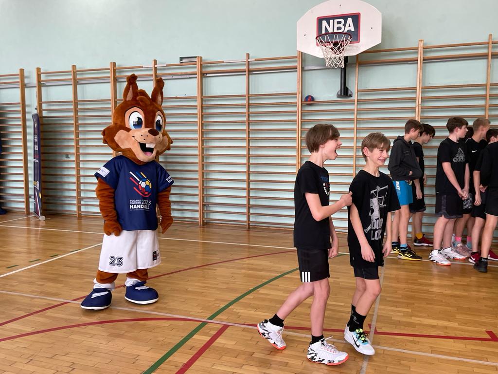 Spotkanie uczniów ze sportowcami