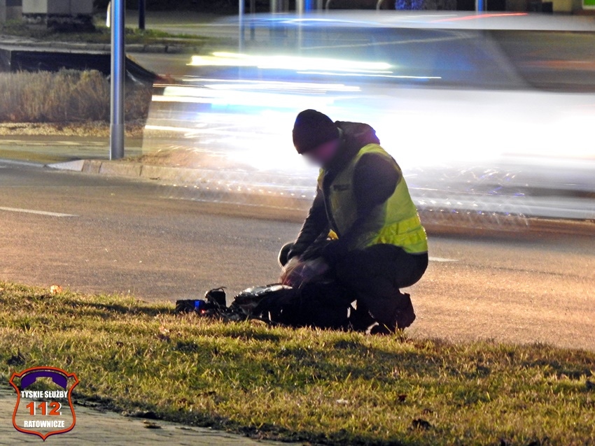 Wypadek na przejściu w Tychach5