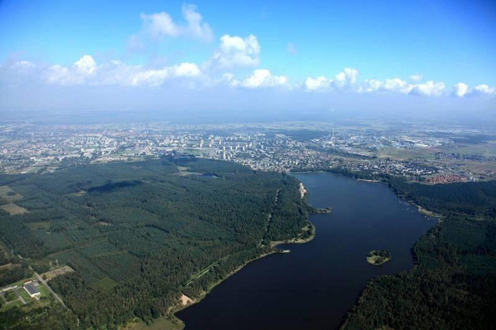 Tychy, widok z lotu ptaka Tychy, widok z lotu ptaka