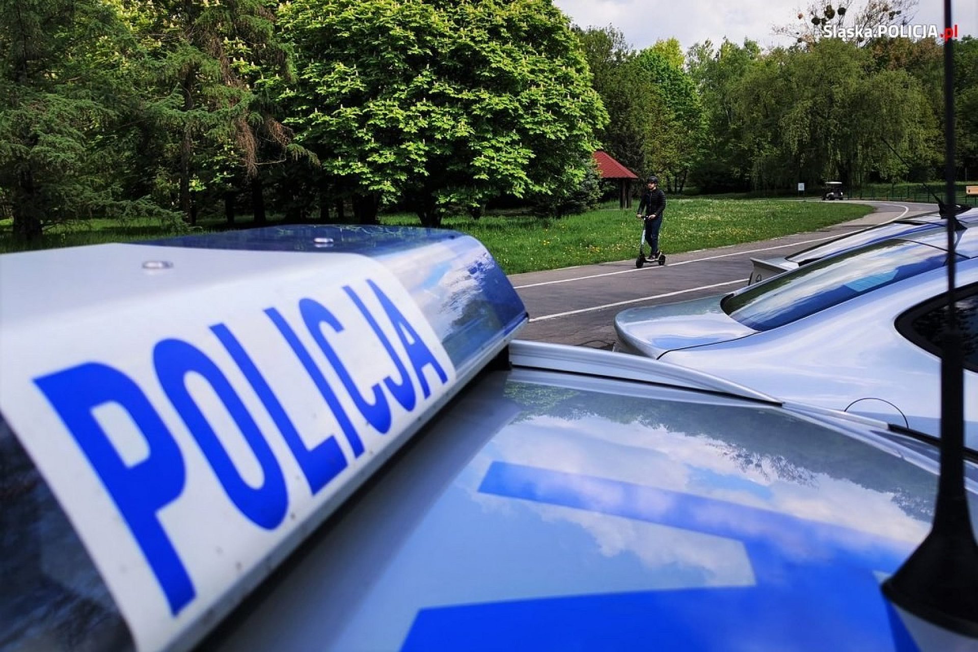 Potrącenie kobiety na hulajnodze Potrącenie kobiety na hulajnodze