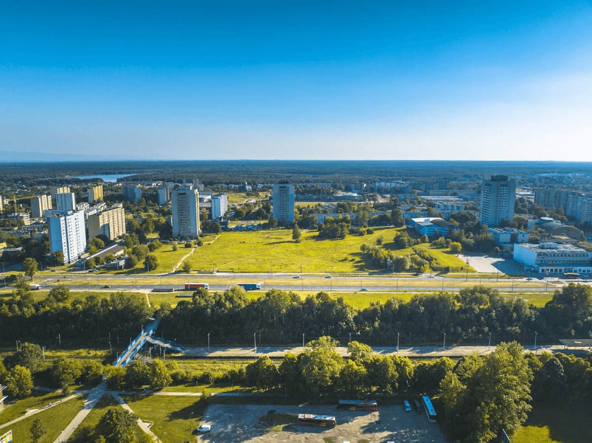 Puste tereny w centrum Tychów Puste tereny w centrum Tychów