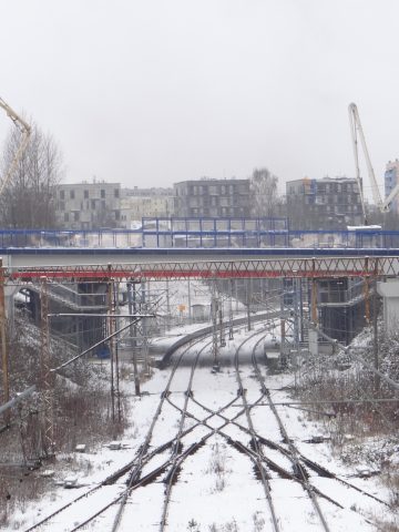 Kładka przy ul. Grota Roweckiego otwarta Kładka przy ul. Grota Roweckiego otwarta