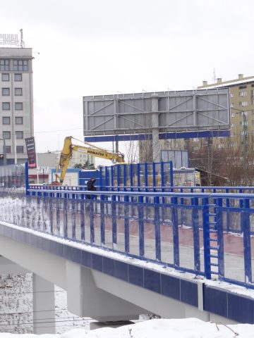 Kładka przy ul. Grota Roweckiego otwarta Kładka przy ul. Grota Roweckiego otwarta