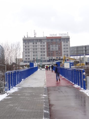 Kładka przy ul. Grota Roweckiego otwarta Kładka przy ul. Grota Roweckiego otwarta