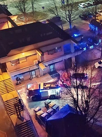 Pożar mieszkania w Tychach Pożar mieszkania w Tychach