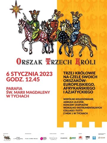 Orszak Trzech Króli 2022 Tychy plakat Orszak Trzech Króli 2022 Tychy plakat
