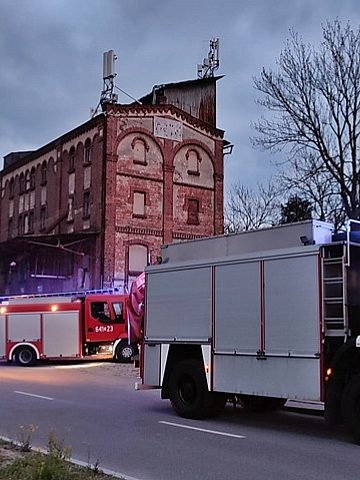 Pożar młyn tychy 4 Pożar młyn tychy 4