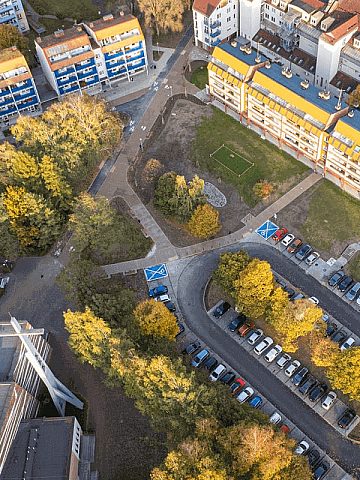 Plac Konstytucji w Tychach po remoncie Plac Konstytucji w Tychach po remoncie