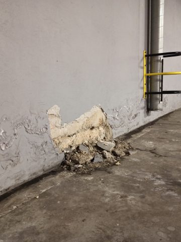 Uszkodzenia na poziomie -1 Uszkodzenia na poziomie -1