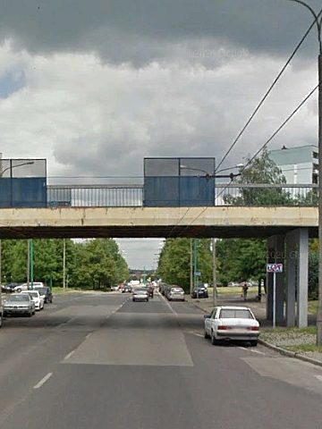 Kładka na ul Żwakowskiej2 Kładka na ul Żwakowskiej2