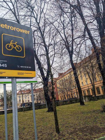 Stacja Metroroweru w Tychach Stacja Metroroweru w Tychach