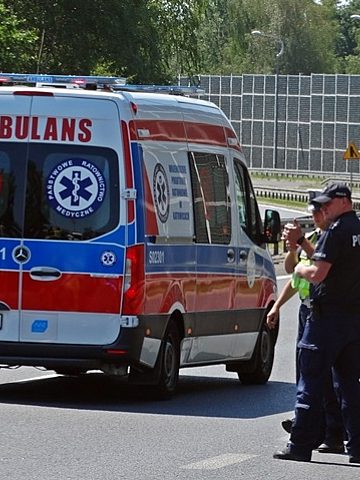 Potrącenie DK 1 Tychy3 Potrącenie DK 1 Tychy3