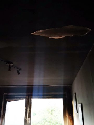 Pożar mieszkania w Tychach Pożar mieszkania w Tychach