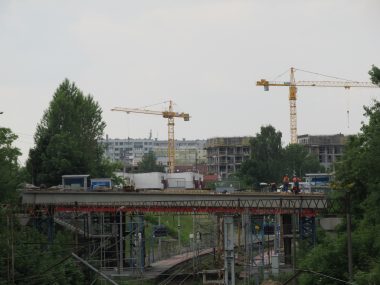 Rozbiórka wiaduktu na ul. Grota-Roweckiego Rozbiórka wiaduktu na ul. Grota-Roweckiego