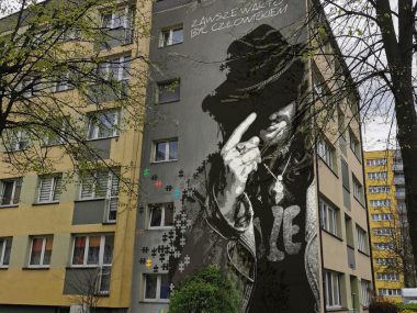 Wizualizacja mural RR UM autor Czary Mury Wizualizacja mural RR UM autor Czary Mury