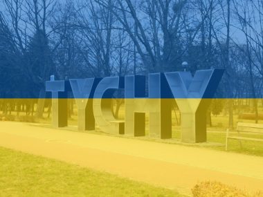 Tychy flaga Ukrainy Tychy flaga Ukrainy