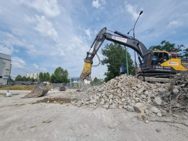 Rozbiórka wiaduktu ul. Grota-Roweckiego Rozbiórka wiaduktu ul. Grota-Roweckiego