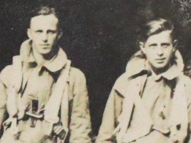 Żołnierz ze Śląska pisał do rodziców. List dotarł w 2023 r. Gerhard Malik (z lewej) zginął w 1941 roku jako niemiecki lotnik