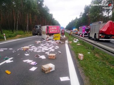 Wypadek na DK1 Wypadek na DK1