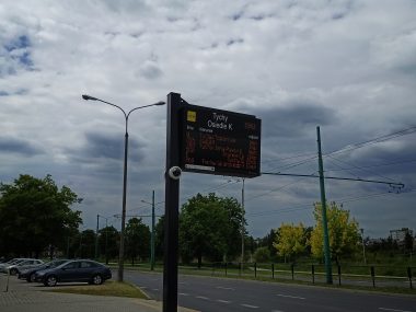 Tablica informacyjna osiedle K Tablica informacyjna osiedle K