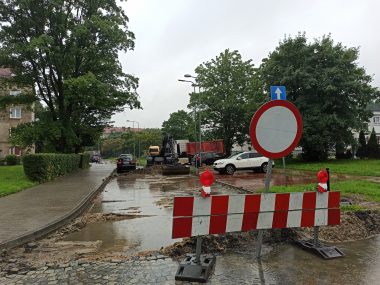 Prowadzone roboty drogowe na ul. Bałuckiego Prowadzone roboty drogowe na ul. Bałuckiego