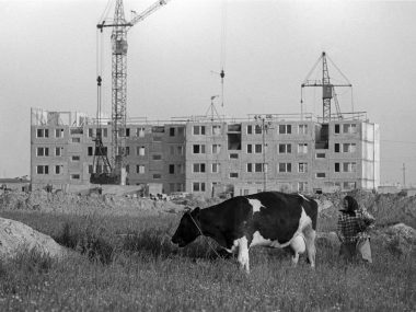 Budynek mieszkalny na osiedlu K - 1977 r. Tychy Budynek mieszkalny na osiedlu K - 1977 r. Tychy
