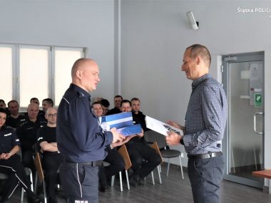 Pożegnanie policjantów tychy 5 Pożegnanie policjantów tychy 5
