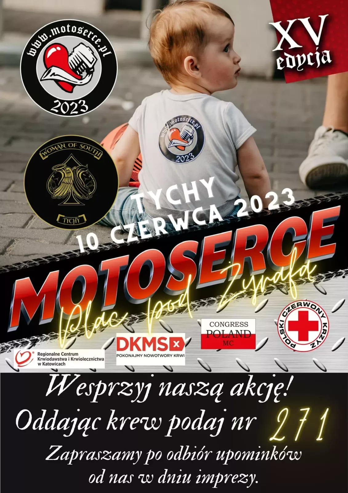 Motoserrce tychy 2023 plakat