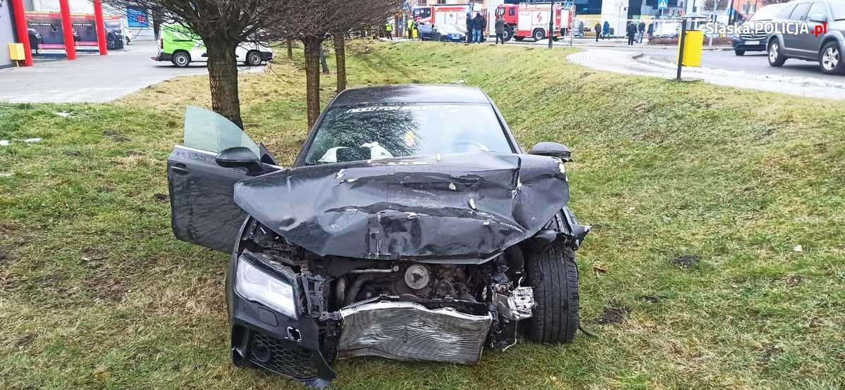 Pościg kradzione audi orzesze 26 01 2023 5