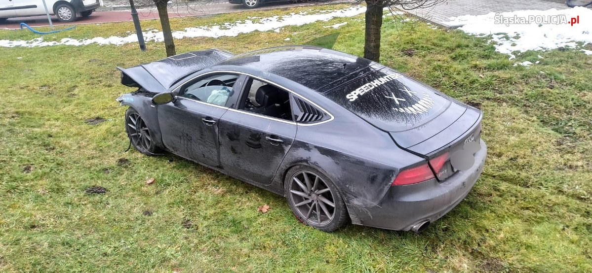 Pościg kradzione audi orzesze 26 01 2023 6