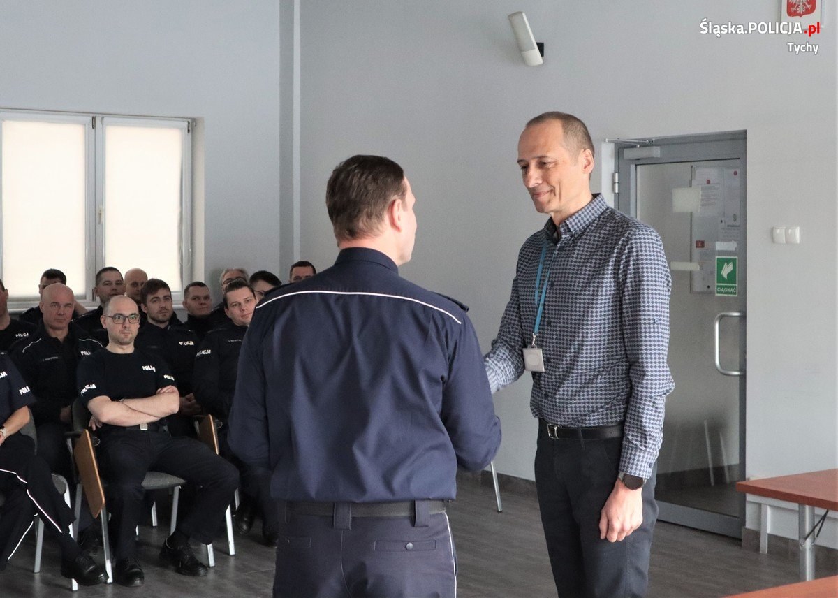 Pożegnanie policjantów tychy 4