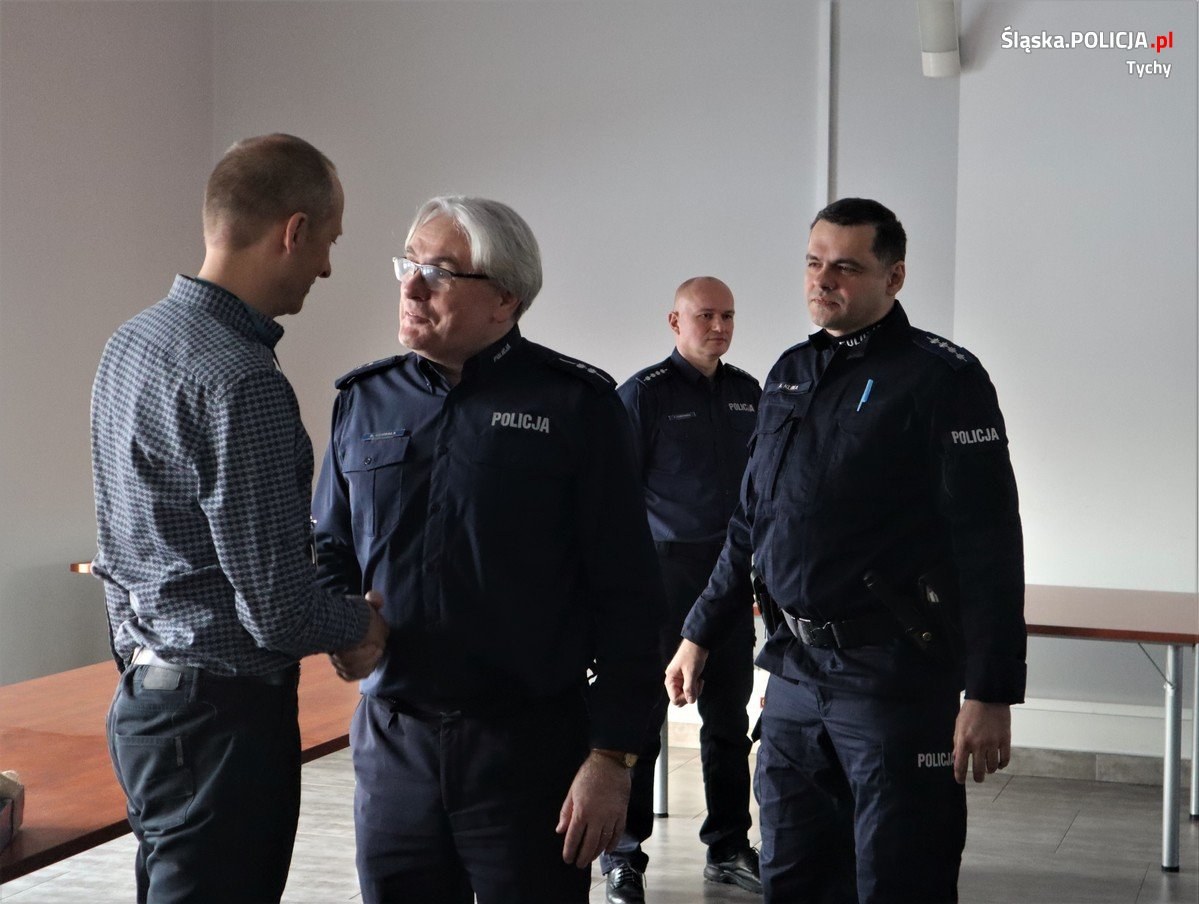 Pożegnanie policjantów tychy 6