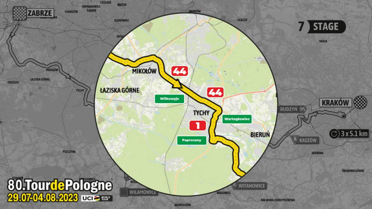 Tour de Pologne 2023 - odcinek tysko-mikołowski