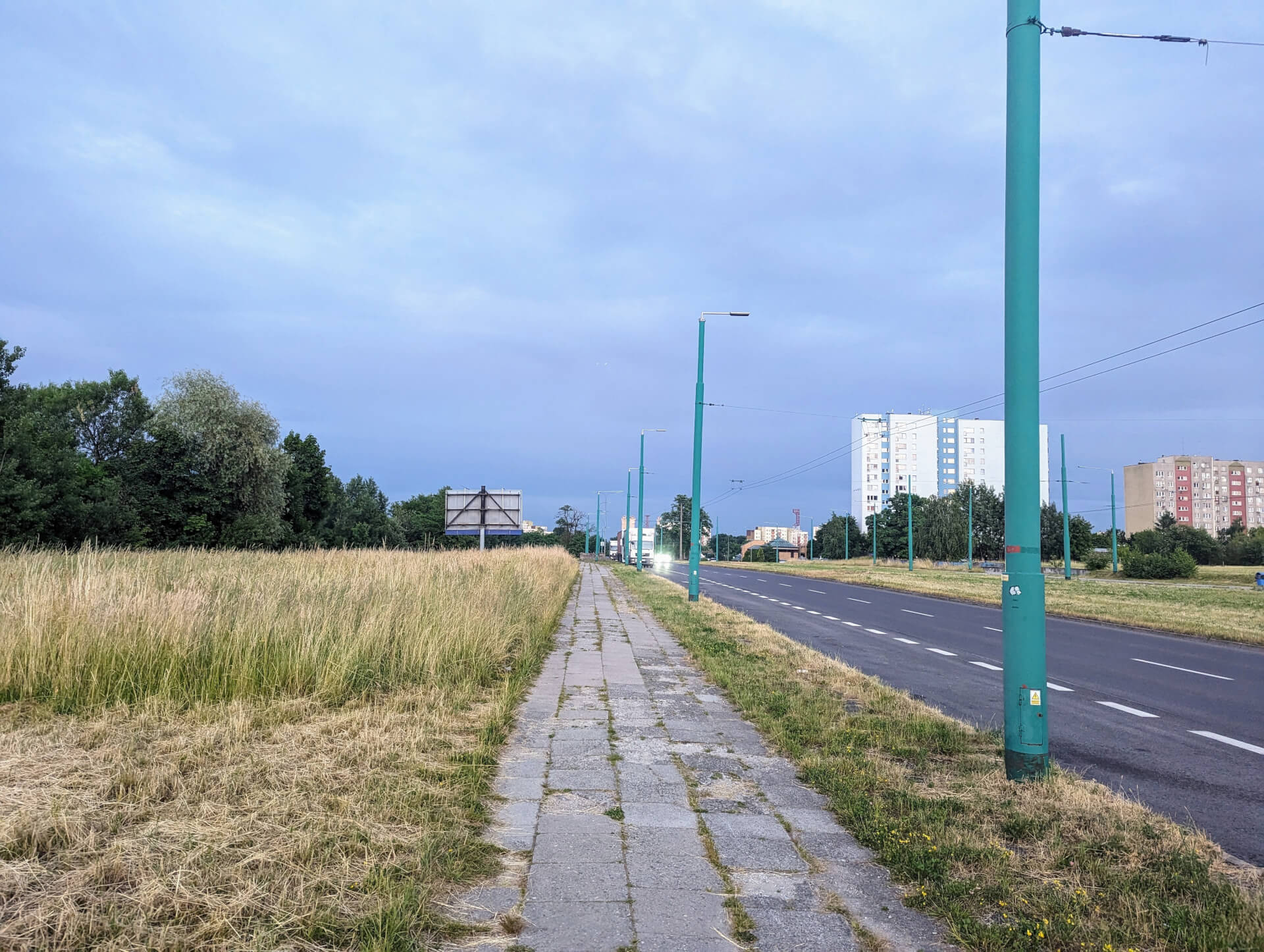 Śódmieście Tychów - fragment, lato 2023 roku