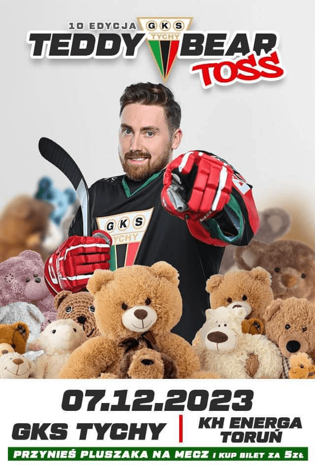 Teddy Bear Toss 2023 w Tychach - plakat