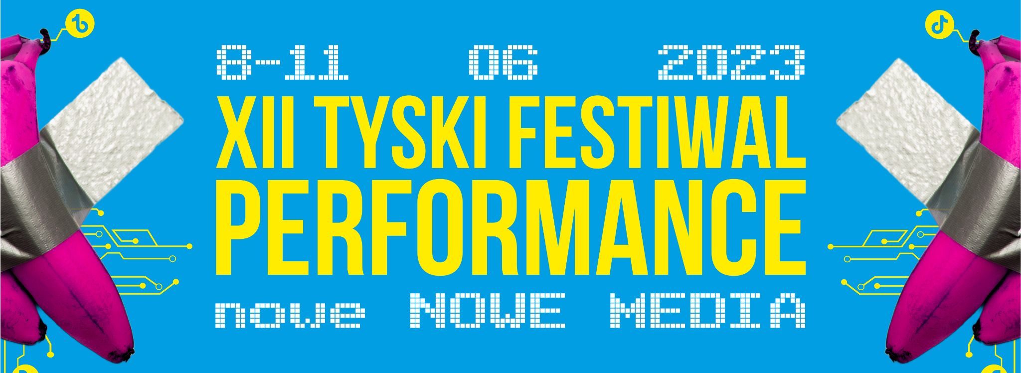 Xii tyski festiwal performance plakat