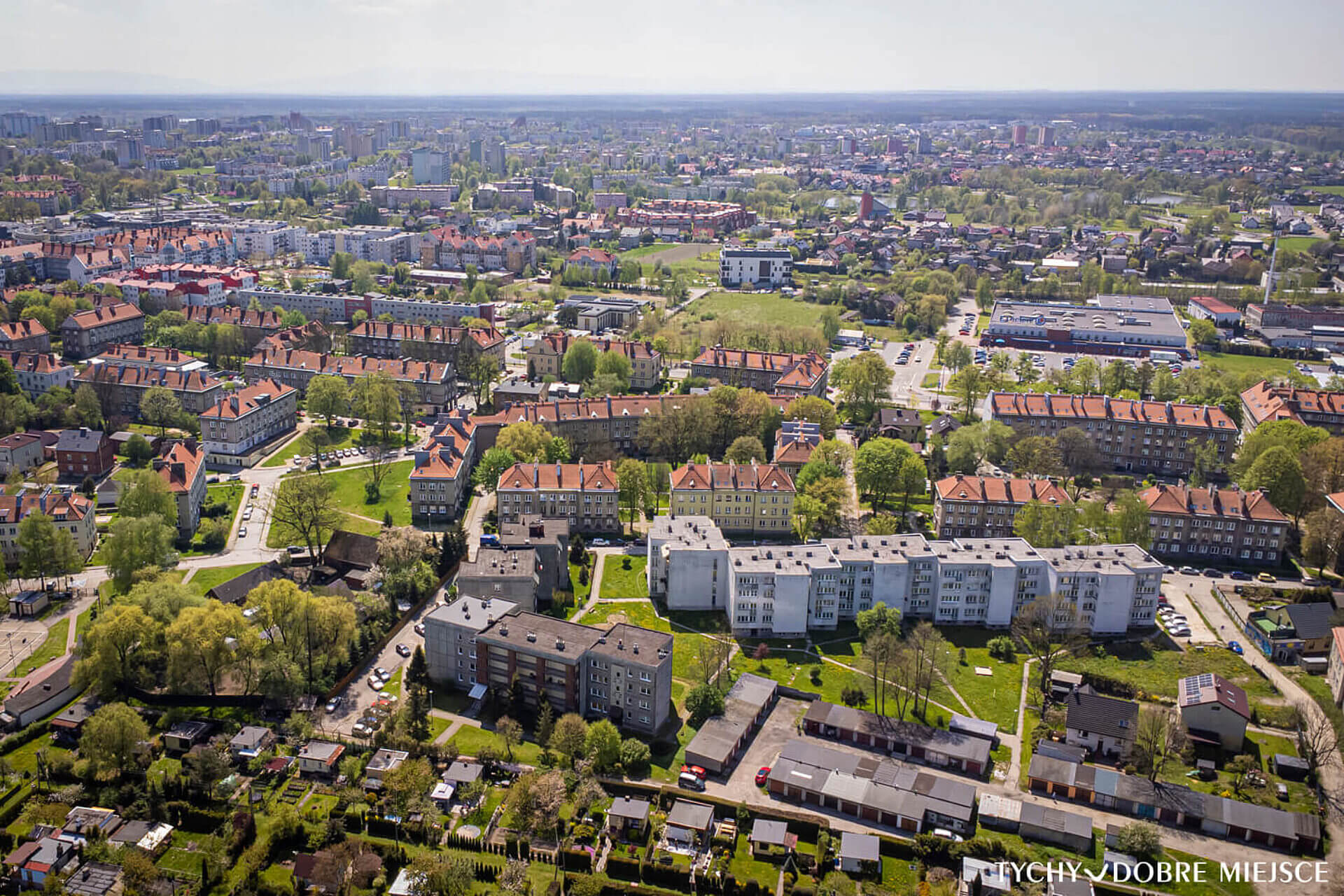 Tychy z lotu drona Tychy z lotu drona
