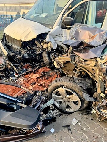 Wypadek w Tychach 2 grudnia 2024 Wypadek w Tychach 2 grudnia 2024