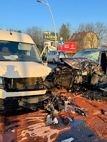 Wypadek w Tychach 2 grudnia 2024 Wypadek w Tychach 2 grudnia 2024