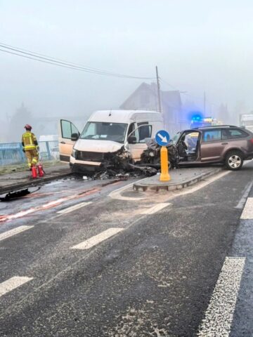 Wypadek w Tychach 2 grudnia 2024 Wypadek w Tychach 2 grudnia 2024