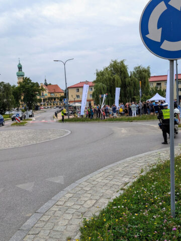 Chrzciny ronda z Jurkiem Owsiakiem w Tychach Chrzciny ronda z Jurkiem Owsiakiem w Tychach